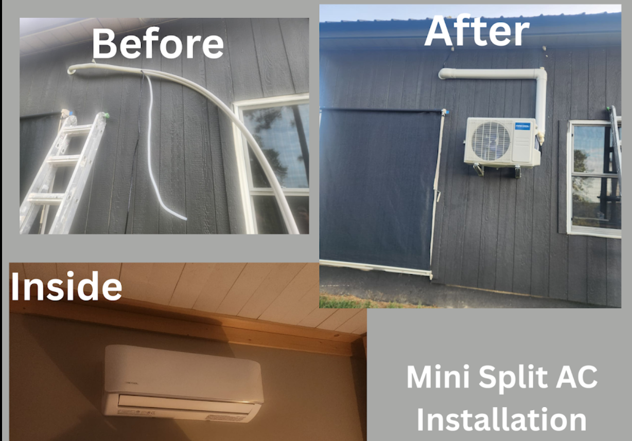 Completed handyman project — interior repair